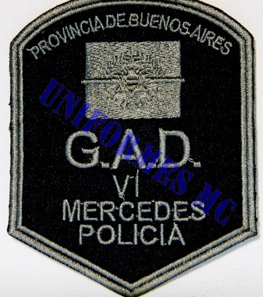 ESCUDO GAD MERCEDES POLICIA DE BUENOS AIRES